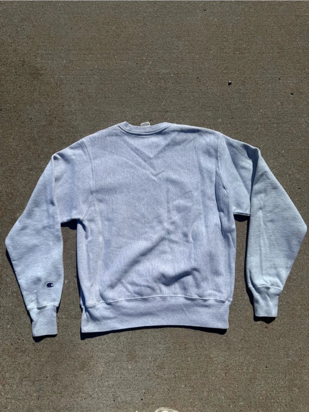 Champion Seaside Crewneck Sweatshirt - Light Gray size S